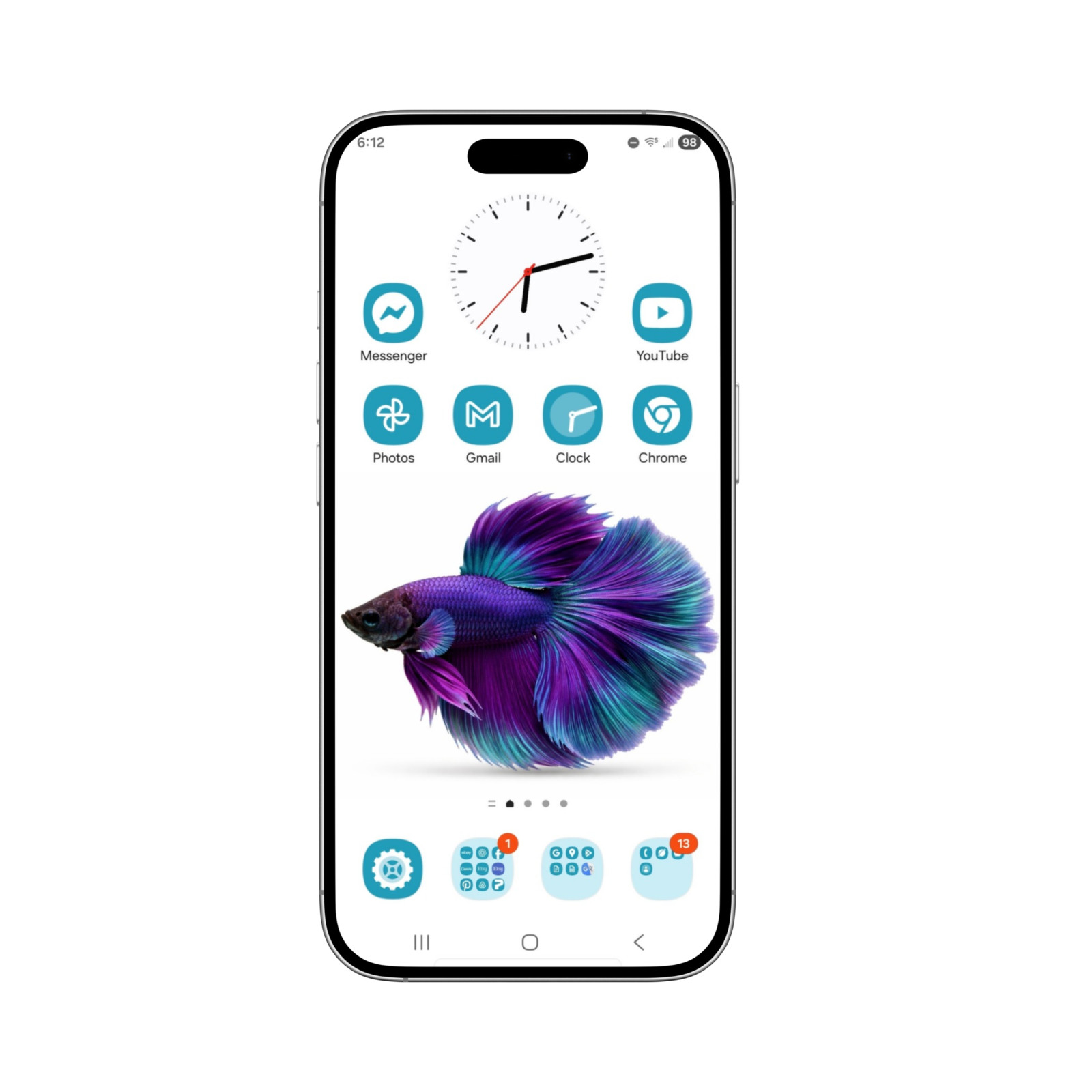 9 betta tropical fish wallpapers for all phones iOS and Android Digital Download
