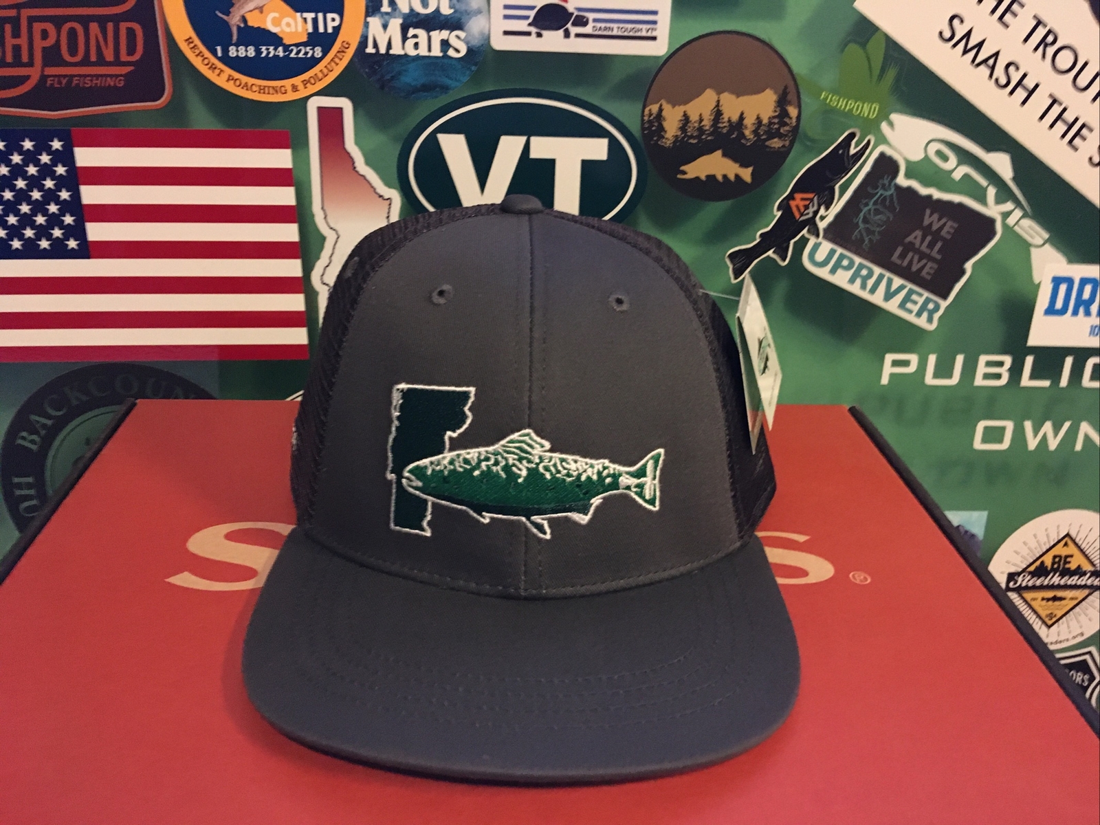RepYourWater Vermont Brook Trout trucker hat