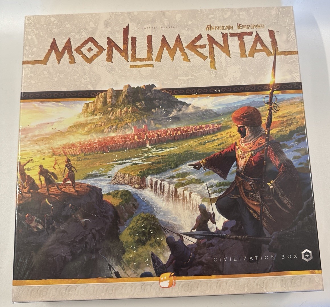 Funforge Monumental: African Empires Civilization Box Matthew Dunstan