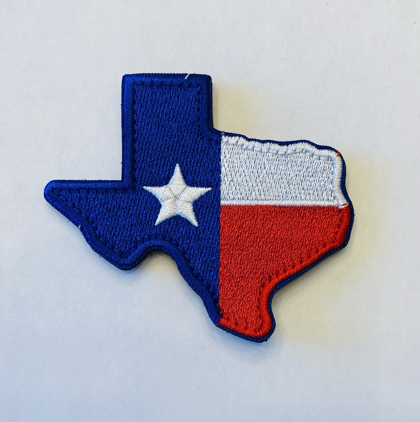TEXAS STATE MAP LONESTAR STATE TACTICAL HOOK & LOOP EMBROIDERED  PATCH
