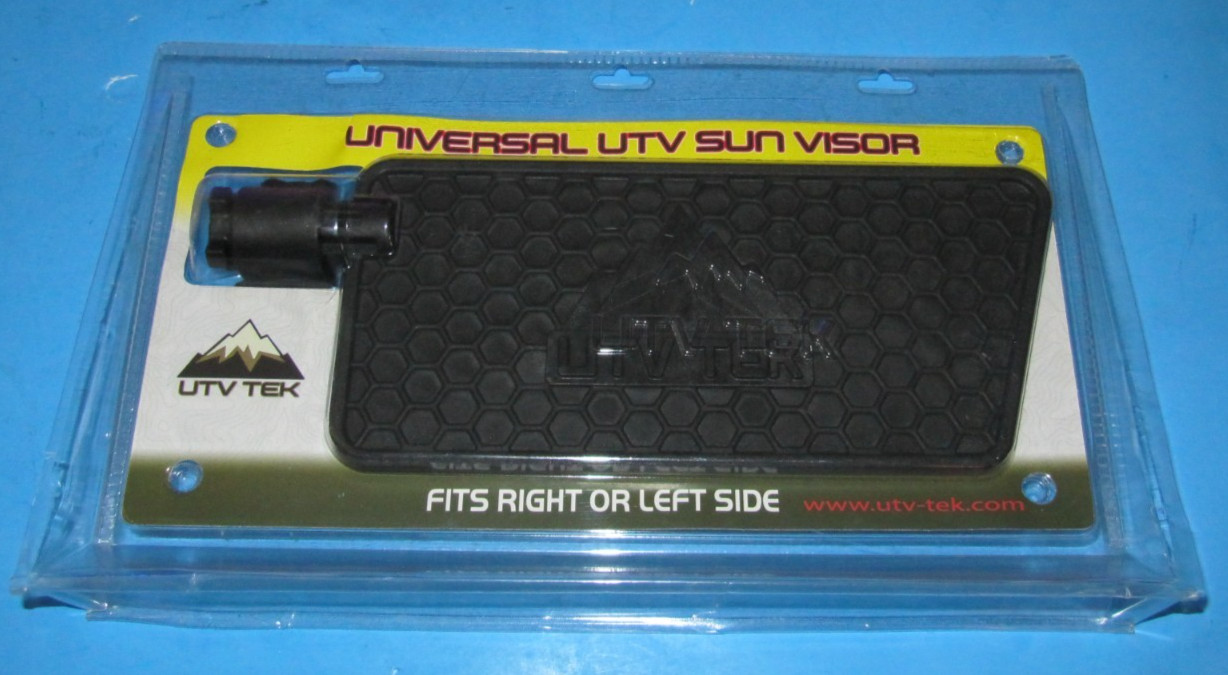 UTV Tek Universal UTV Sun Visor ~ New ~ Fits Left or Right ~ Fast, Free Shipping