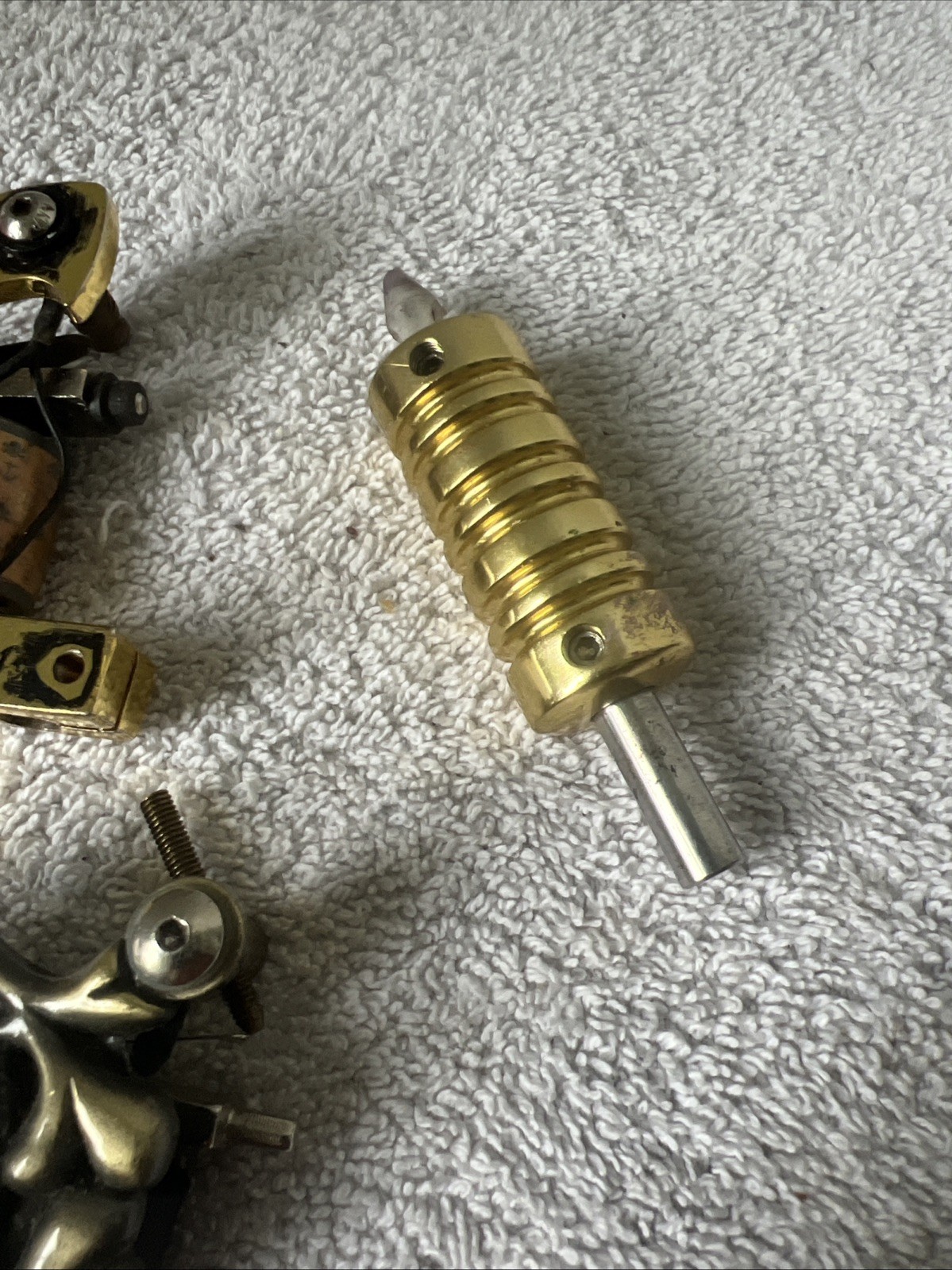 Tattoo Machine Tools Gold Skull