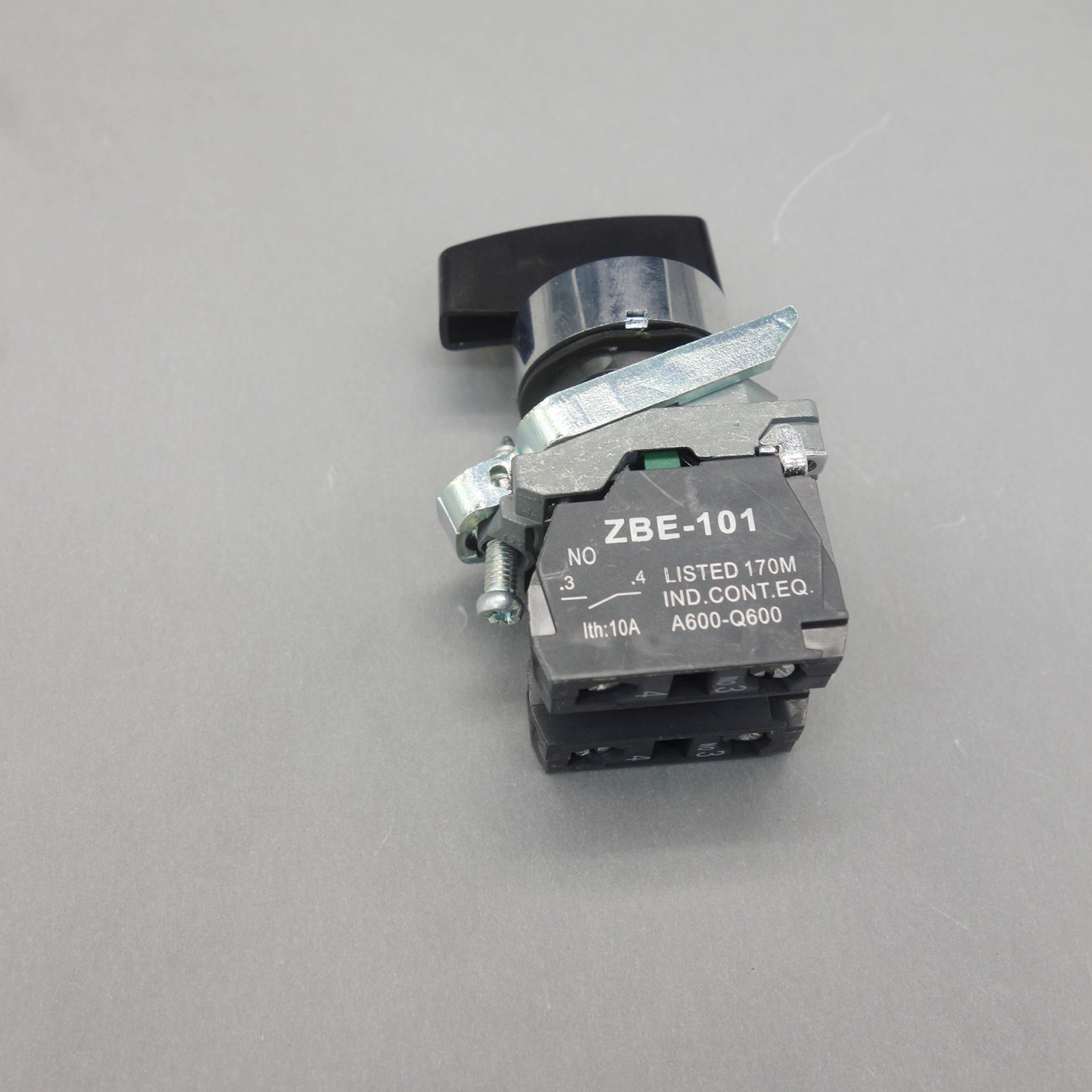 2PCS 22mm Long Handle Selector switch 3 Position Fits XB4BJ33 2N/O MAINTAINED