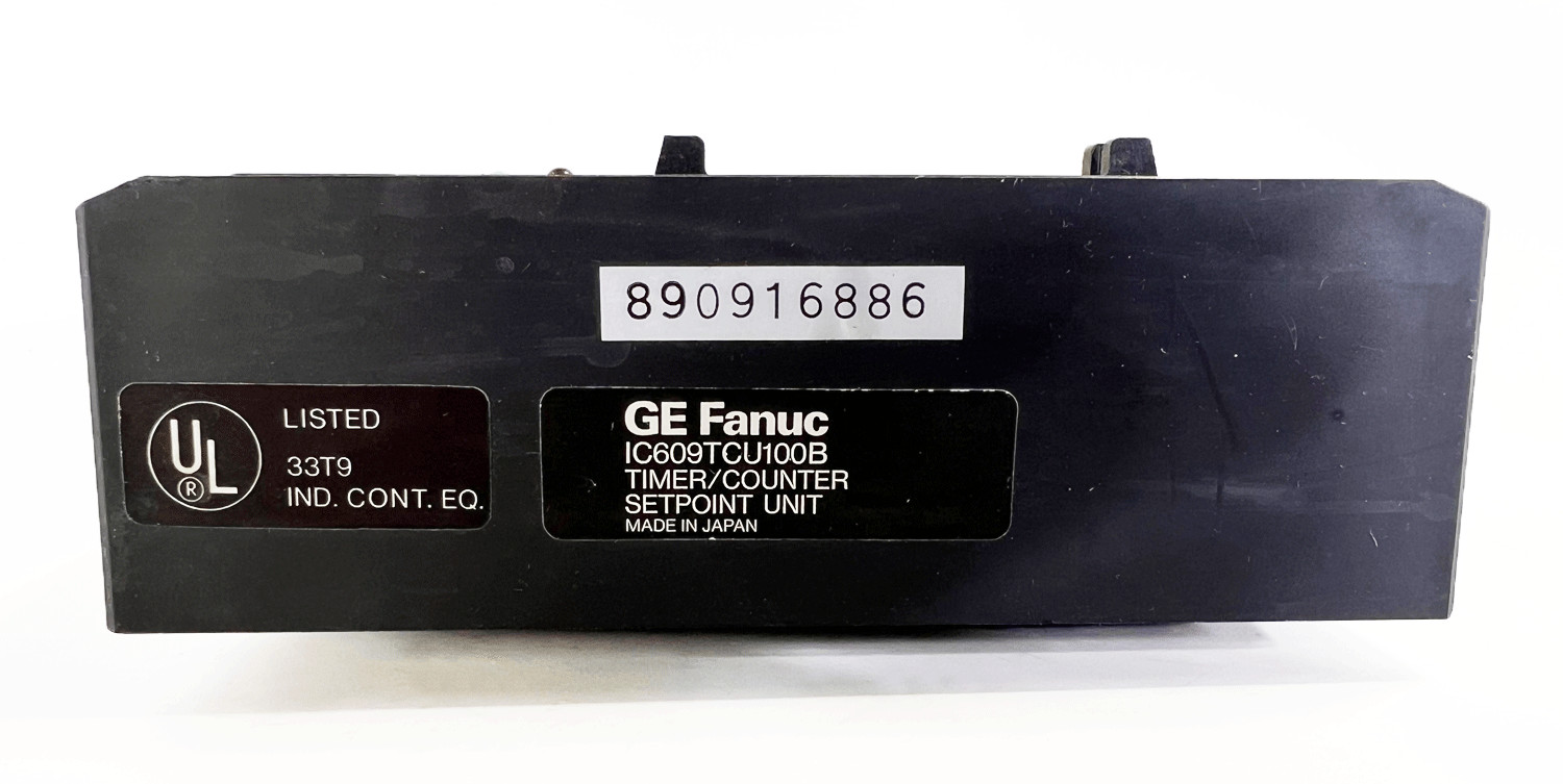 GE Fanuc IC609TCU100B PLC Timer/ Counter Setpoint Unit