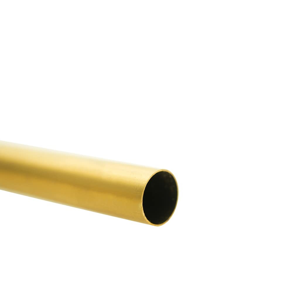 H62 Brass Seamless Round Tubing 3/4 Inch 19mm OD 0.5mm Wall 300mm Length