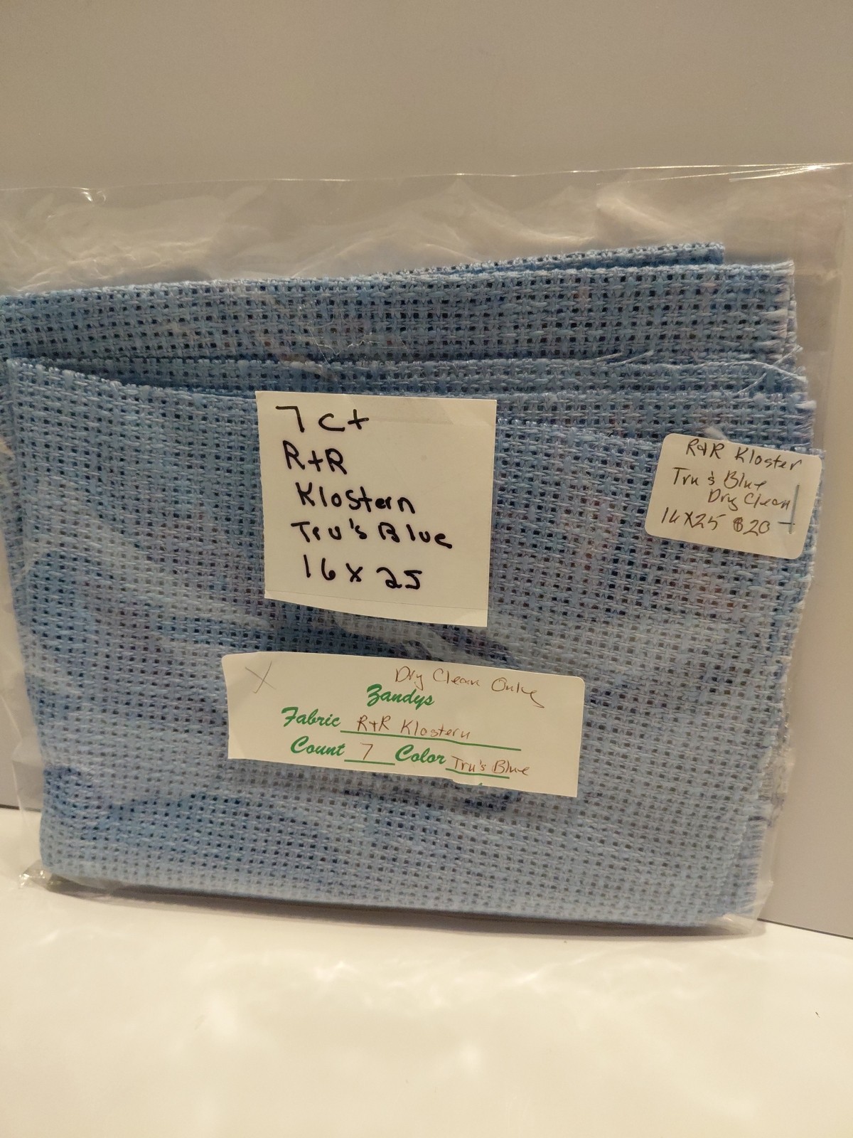 R&R Klostern 7 count 16' x 25' True Blue