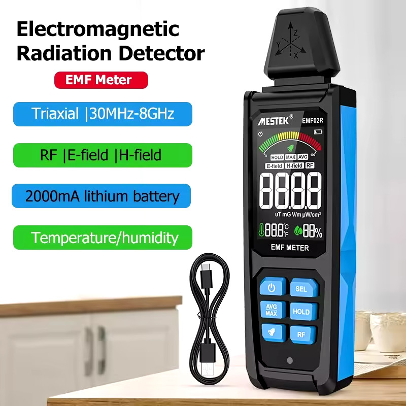 EMF Radiation Detector High Frequency Electromagnetic Field Meter