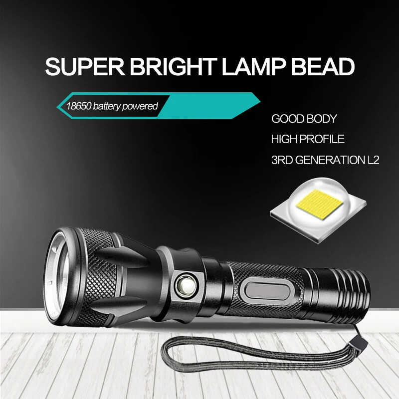 200000LM Scuba Diving Light Underwater LED Flashlight Dive Camping Lanterna