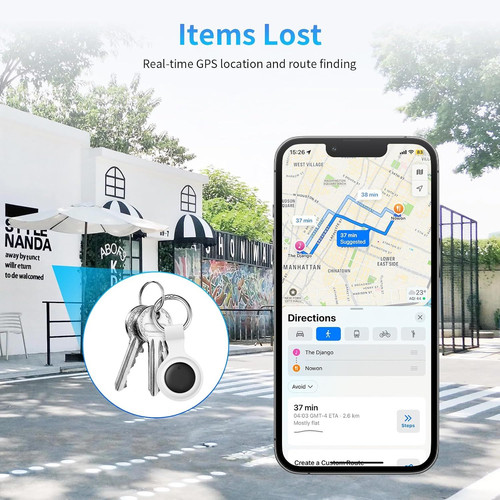 FIDECO Tracker Tag-4 Pack, Luggage for Suitcases, Bluetooth Tracker...