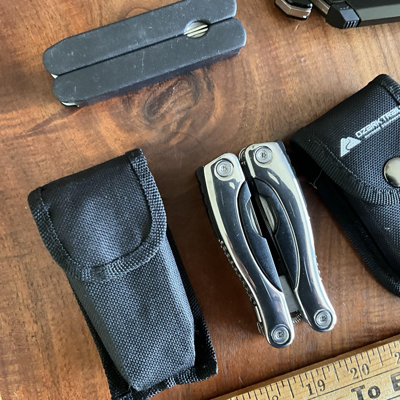 Mixed Pocket Knife Utility Multi-Tool Lot Sheaths