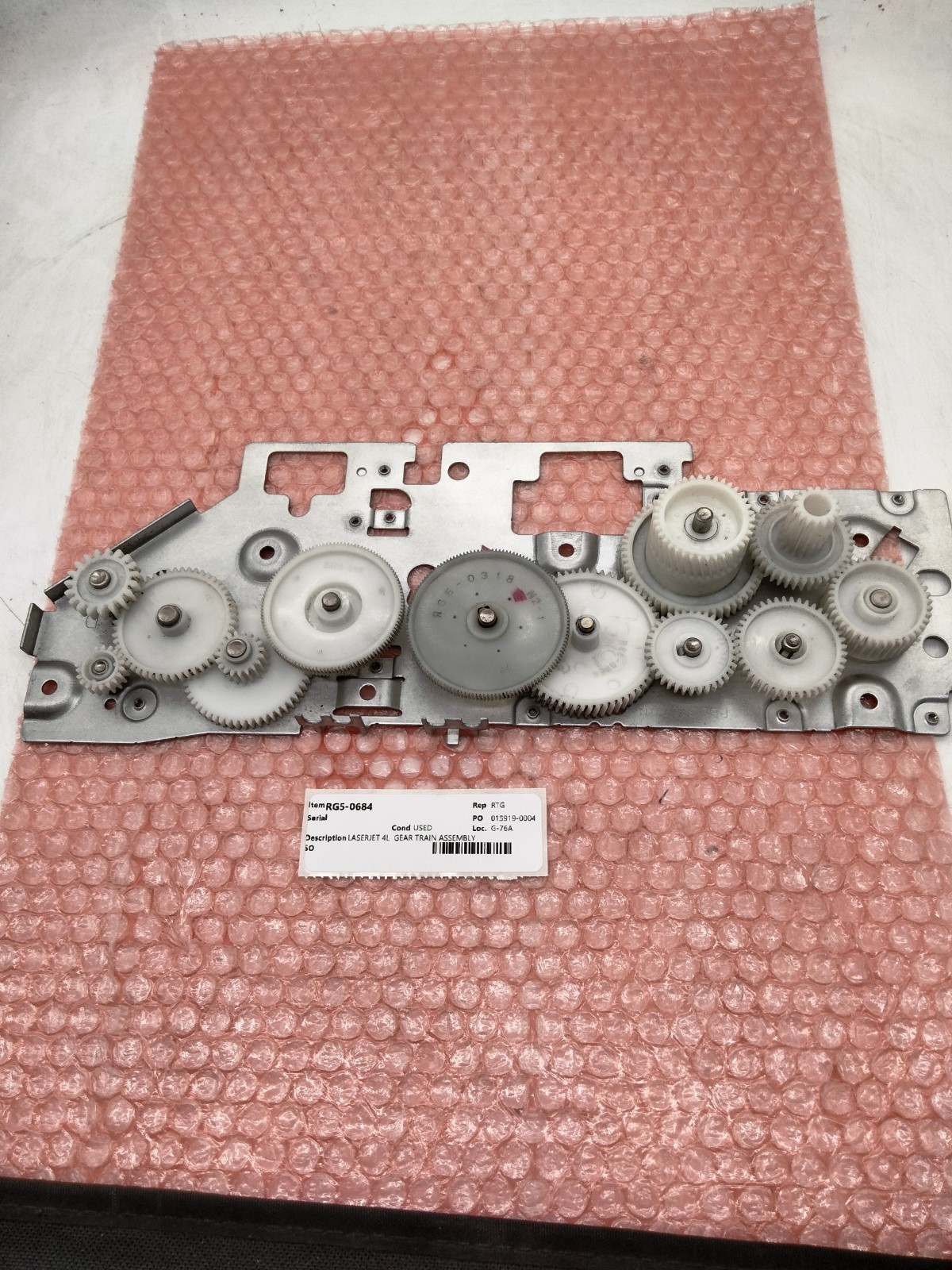 RG5-0684 LASERJET 4L GEAR TRAIN ASSEMBLY