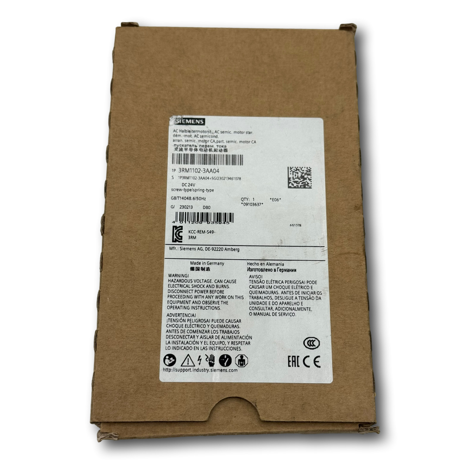 Siemens 3RM1102-3AA04 starter (New Boxed) B9 & B179