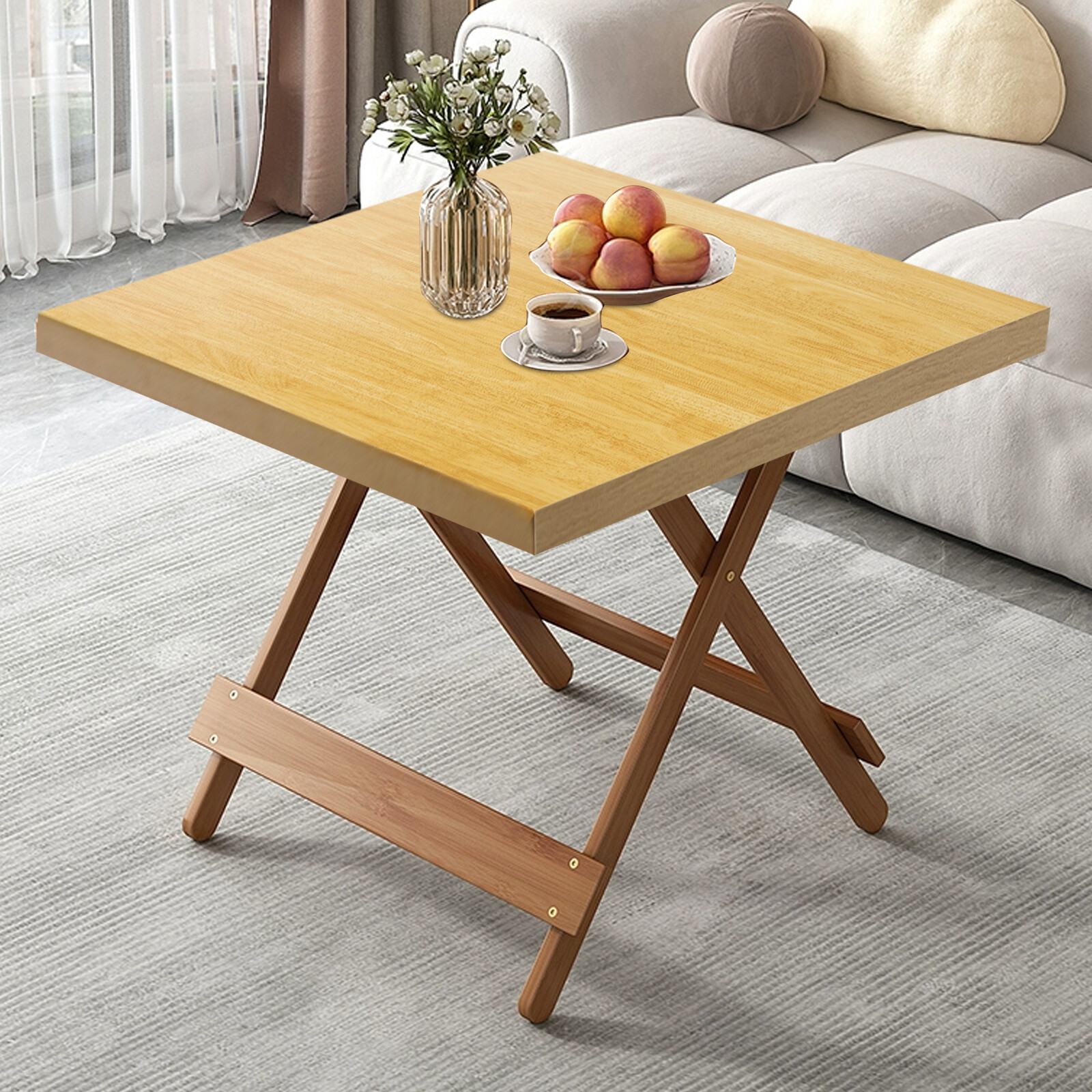 Wood Color Tabletop, Edge-banding Square Countertop, Plywood Countertop