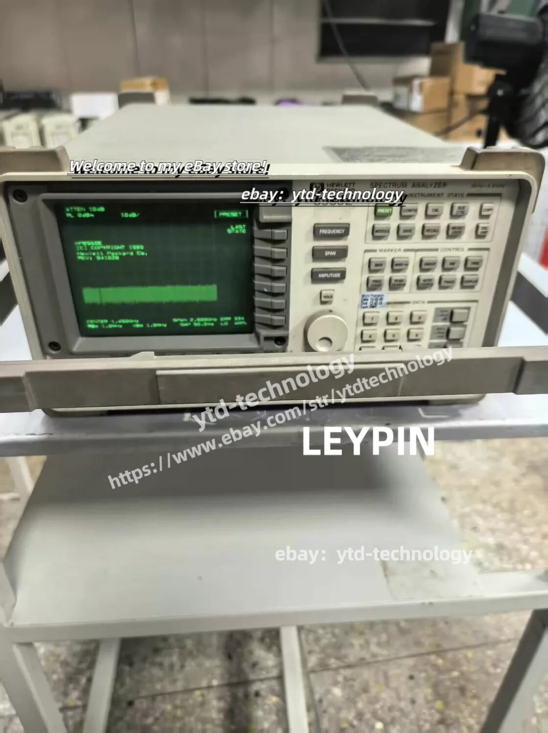 HP / Agilent /Keysight 8560E RFSpectrum Analyzer30Hz-2.9GHz 002 Tracking Gen#ytd