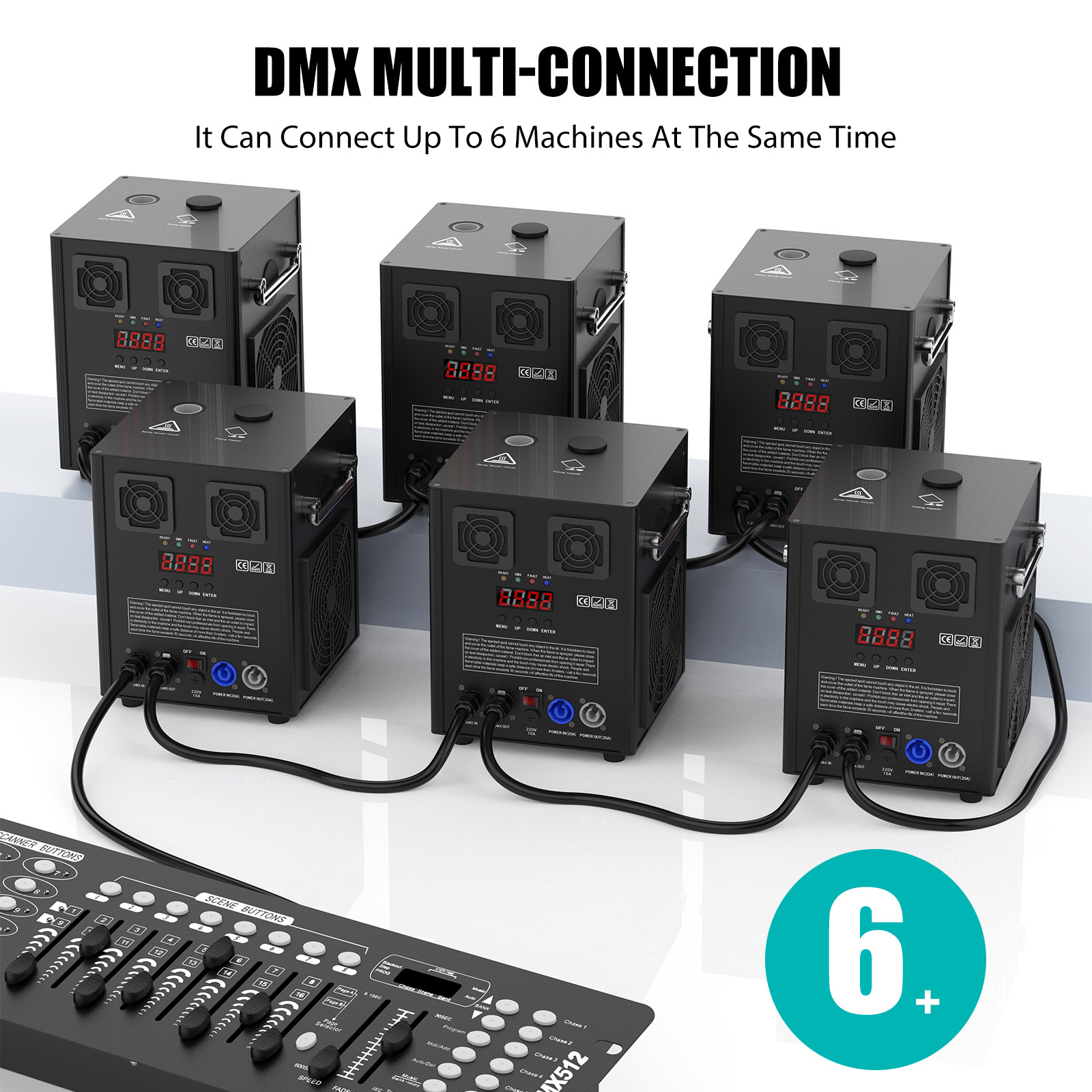 700W Cold Spark Machine Stage Effect DMX Firework Machine Bar Wedding Show+Case