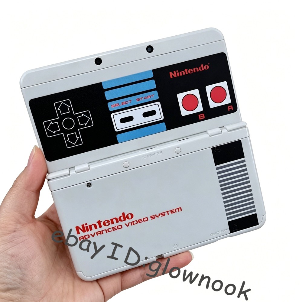 NES Controller Retro Theme Replacement shell Cover Plates for New Nintendo 3DS