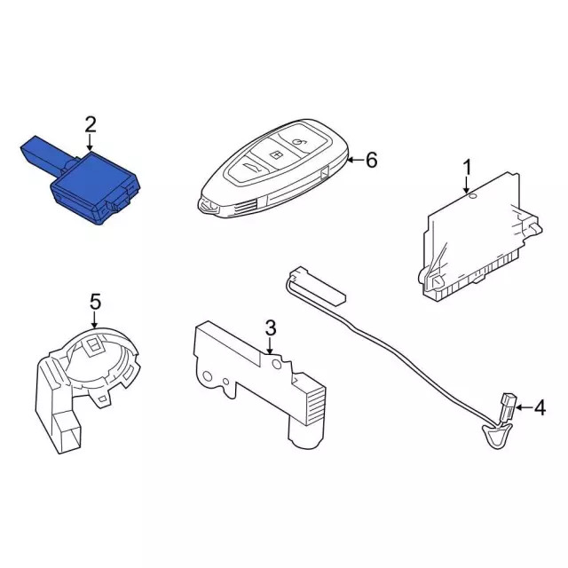 Genuine Ford Keyless Entry Receiver 6G9Z15K602F