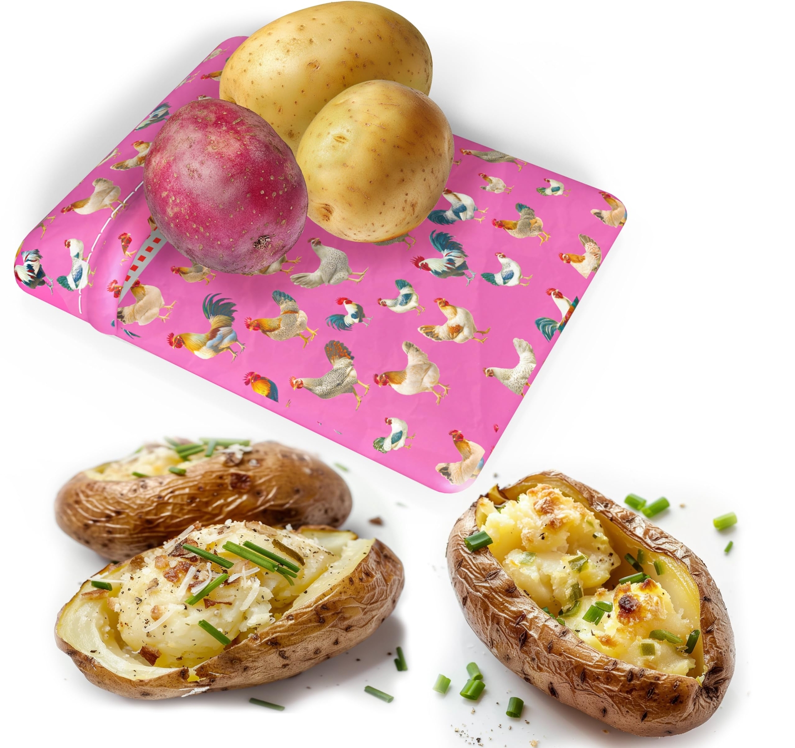 Baked Potatoes Bag for Microwave - Quick-Cook Baked Potato Express Microwave ...