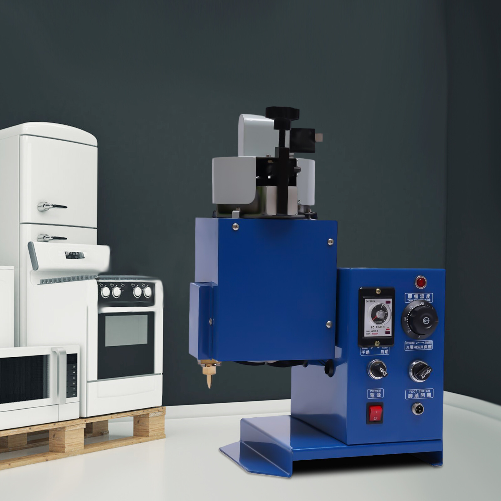 Adhesive Dispenser Equipment Hot Melt Glue Machine 110V 0-300°C 3KG/HR X001 900W