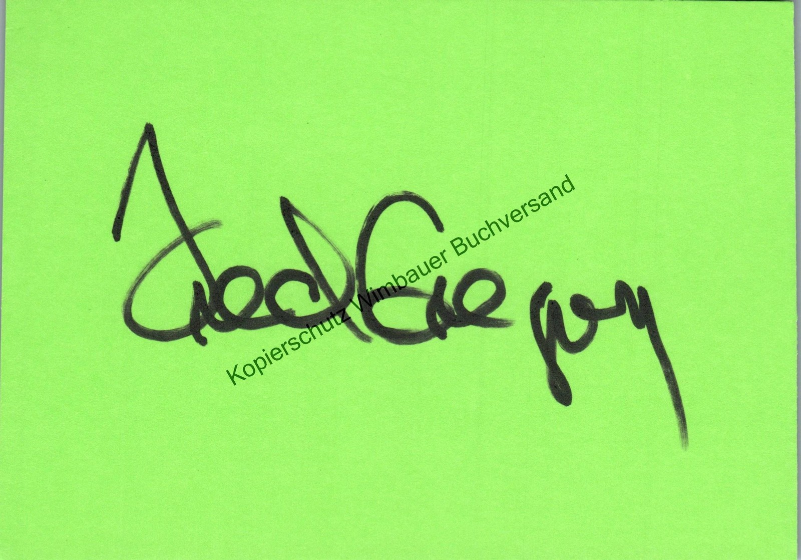 Original autograph Fred Gregory NASA astronaut /// autograph signed signed sig