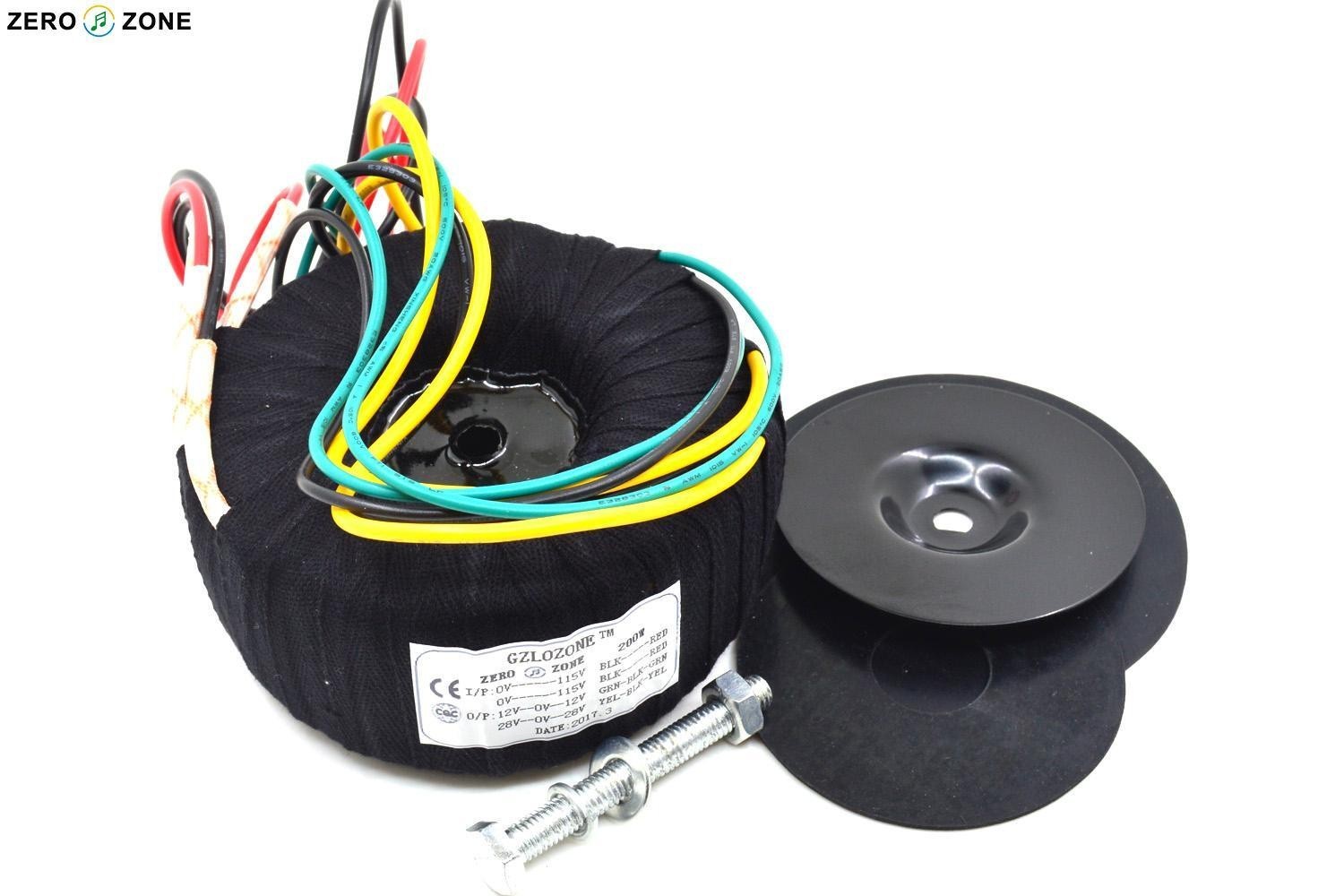 200VA Toroid transformer 0-115V *2 TO 28V-0-28V 12V-0-12V for NAP140 QUAD405 amp