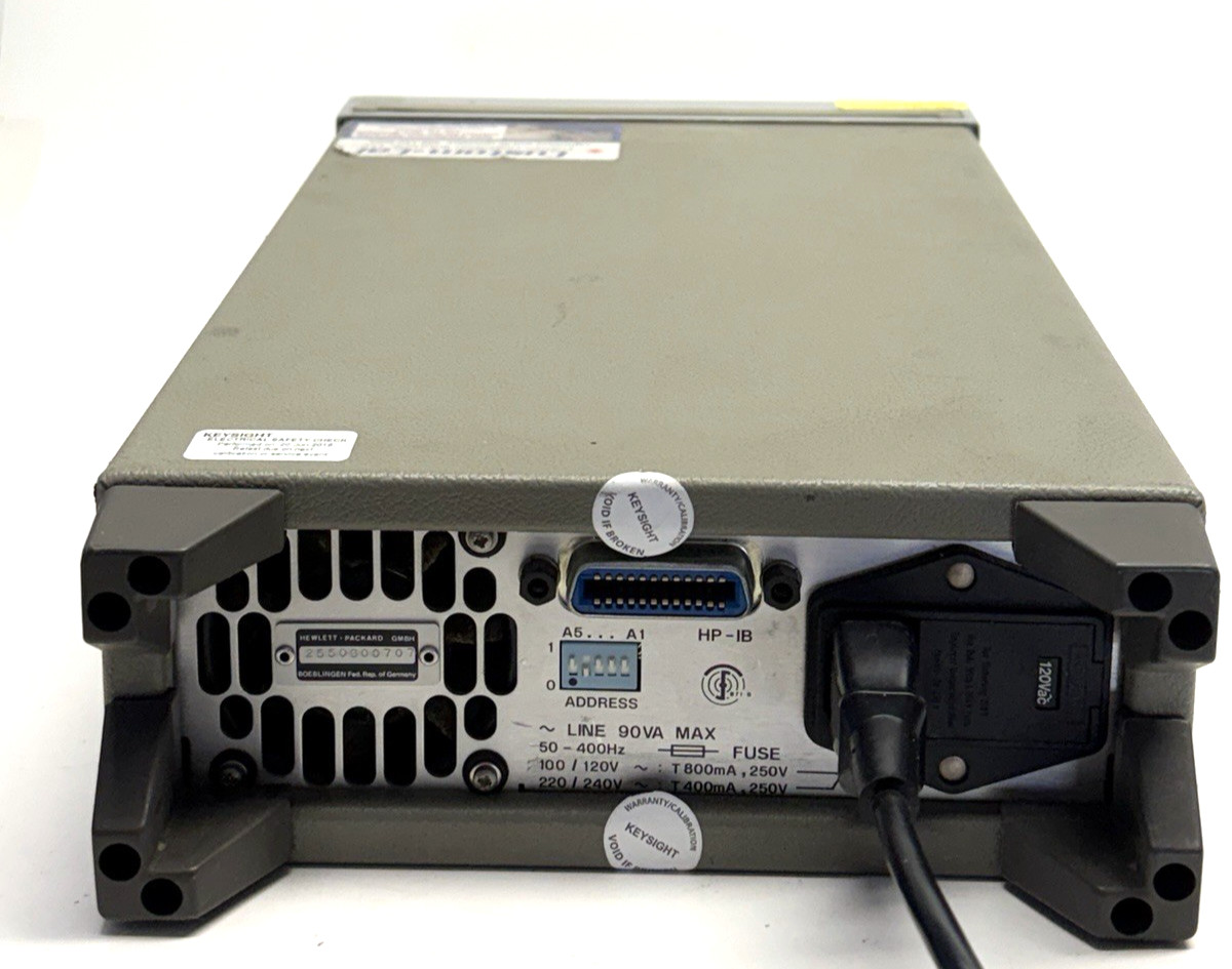 HP 8152A Optical Average Power Meter - Power tested, functions untested