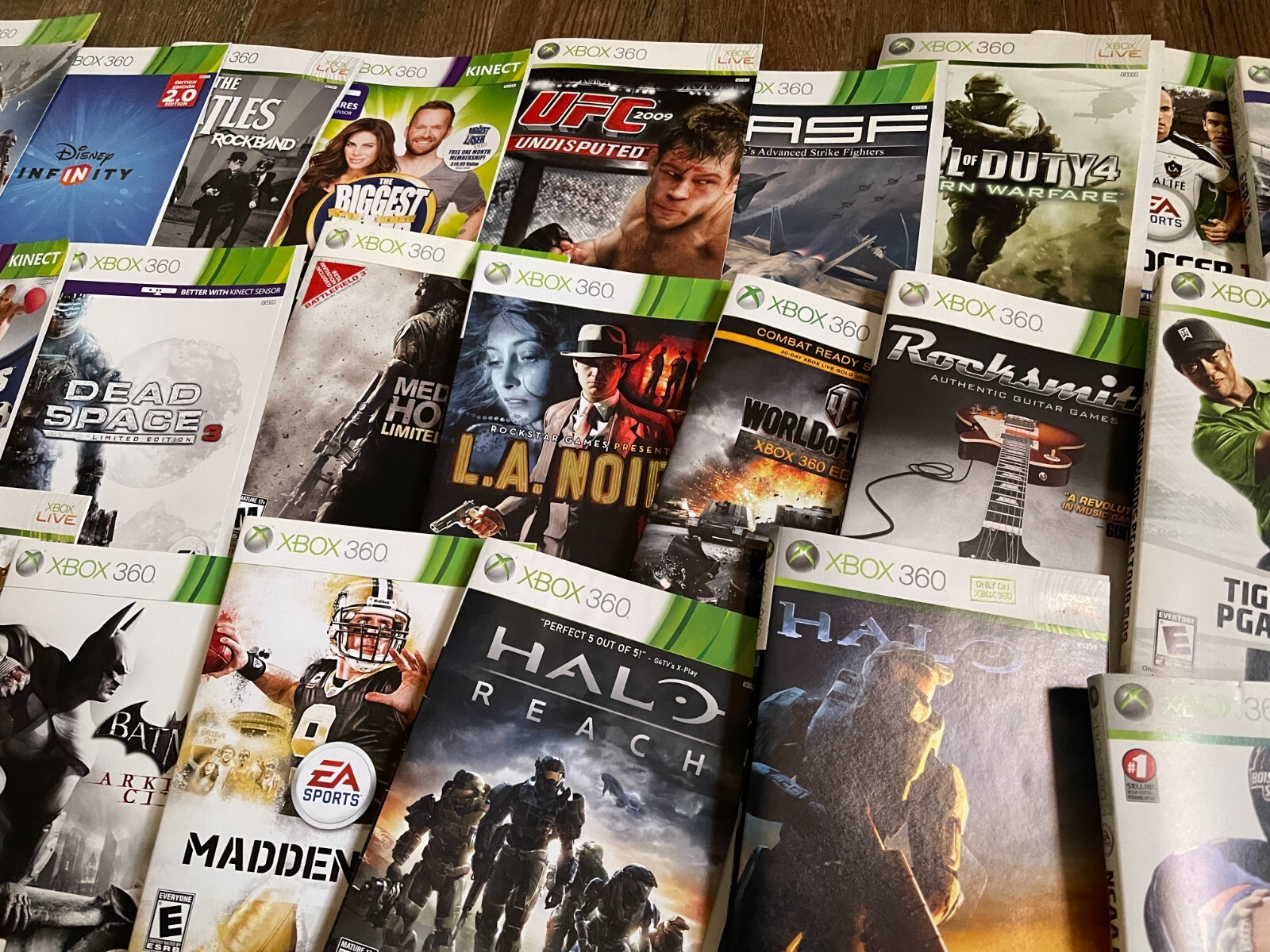 Xbox 360 Cover Art Inserts Original Authentic Microsoft - BUY 3 GET 1 FREE!