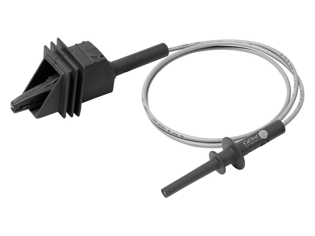 Cal Test CT3018-100-0 5kV Insulated Large Alligator Clip - 4mm Shth P, PVC,
