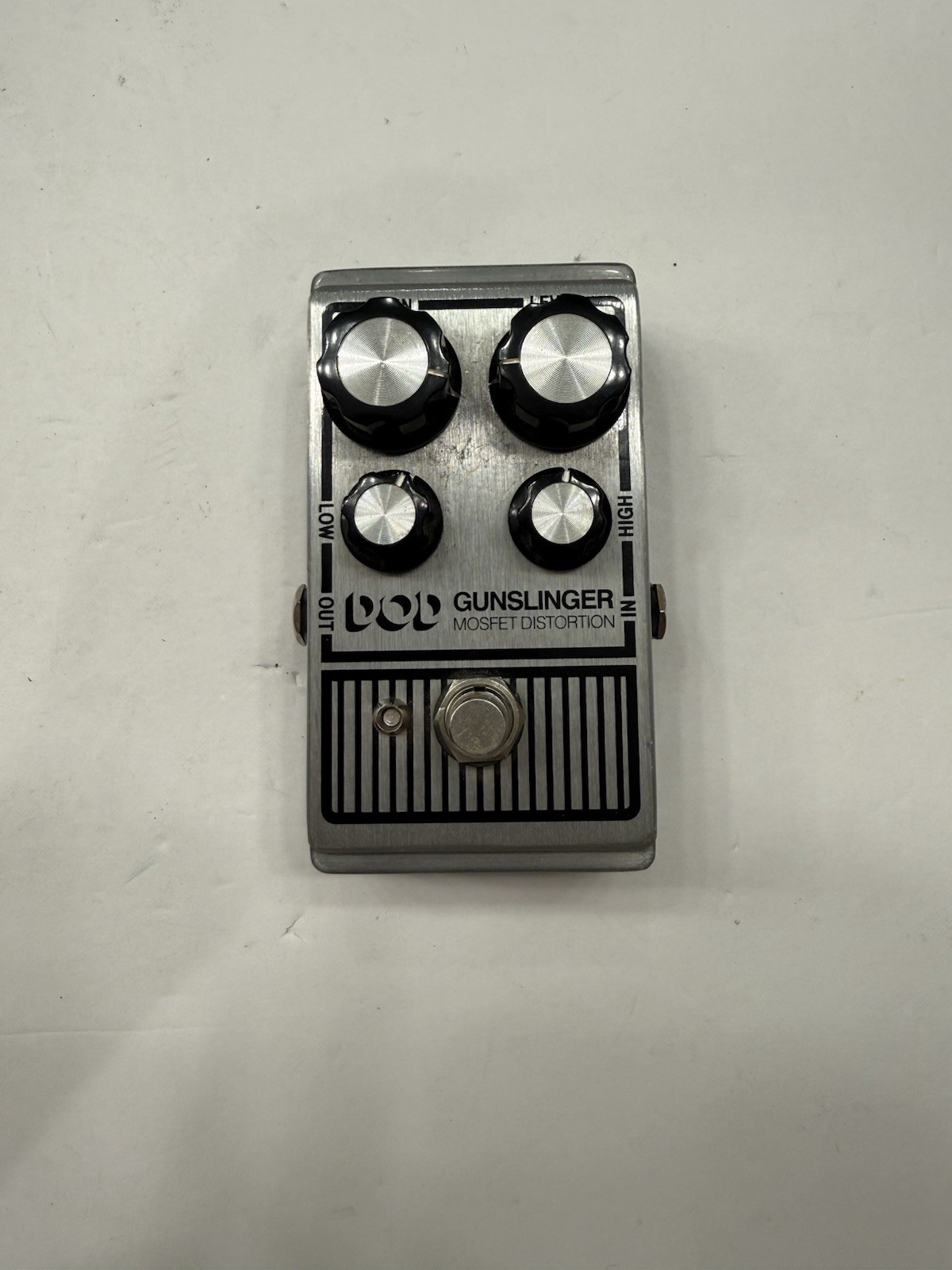DOD Digitech Gunslinger Mosfet Distortion Guitar Effect Pedal