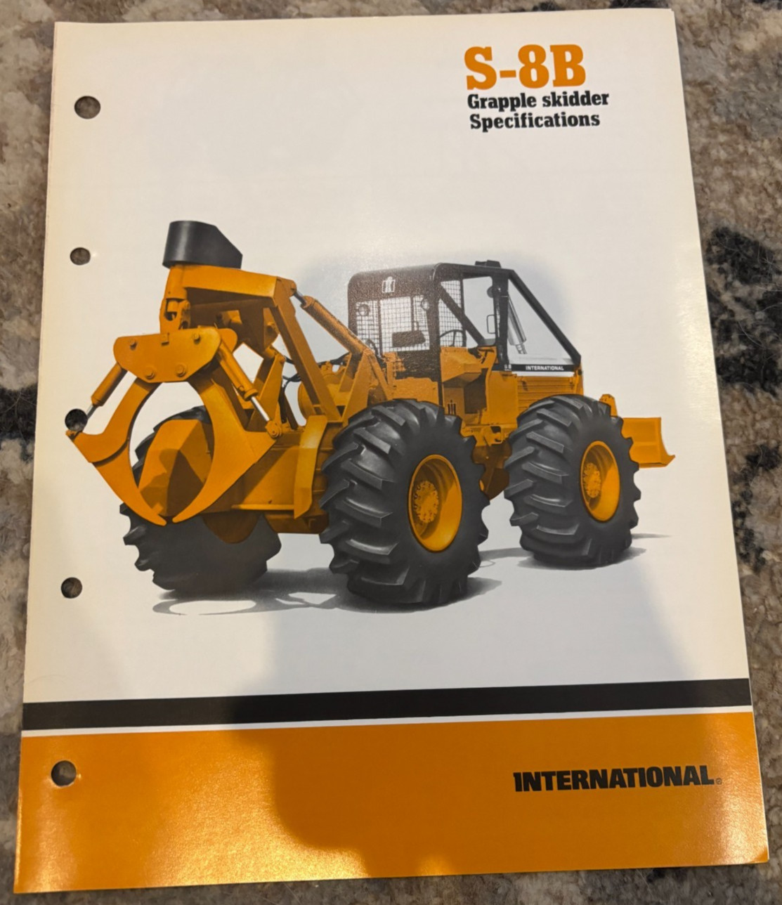 International Harvester S-8 Grapple Skidder Brochure AMIL25