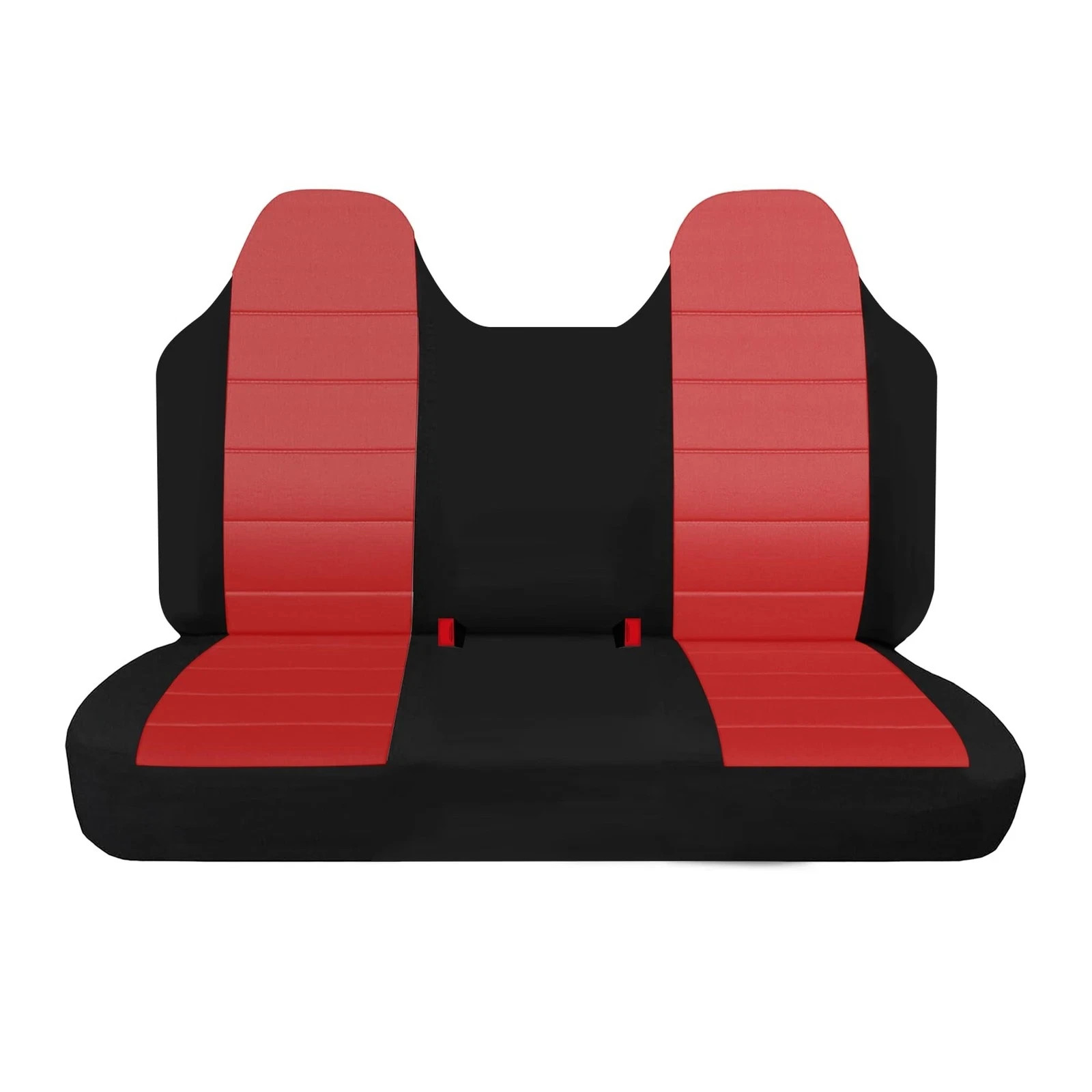Thickened Oxford Cloth Front Solid Bench Seat Covers with Molded Headrests fi...