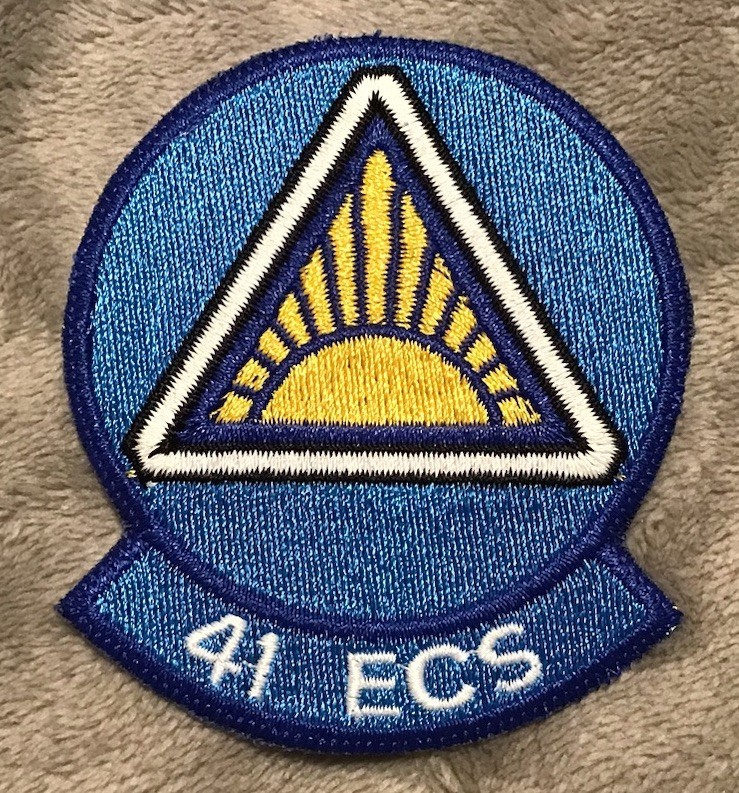US Air Force 41st Electronic Combat Squadron Badge Insignia Full Color Patch