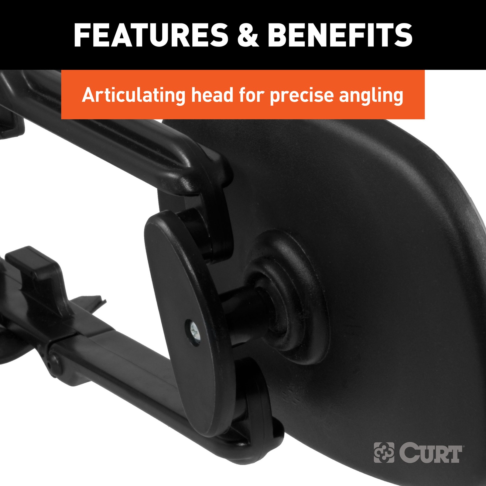CURT Extended View Tow Mirror Side Mirror Attachment - 20002