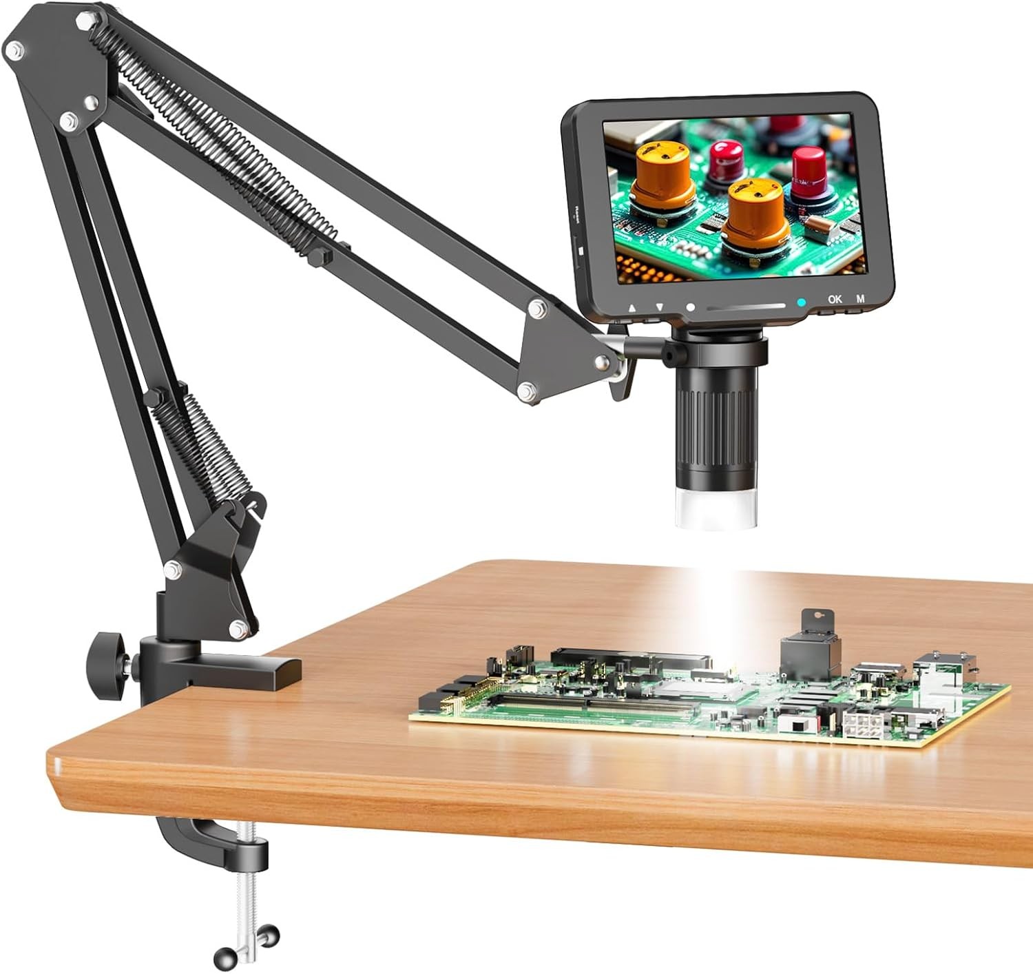 5" LCD Digital Microscope, 1000X Magnification Soldering Microscope for ElecT