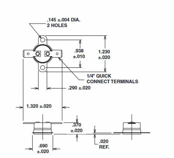 STANCOR STC-240 DISC THERMOSTAT