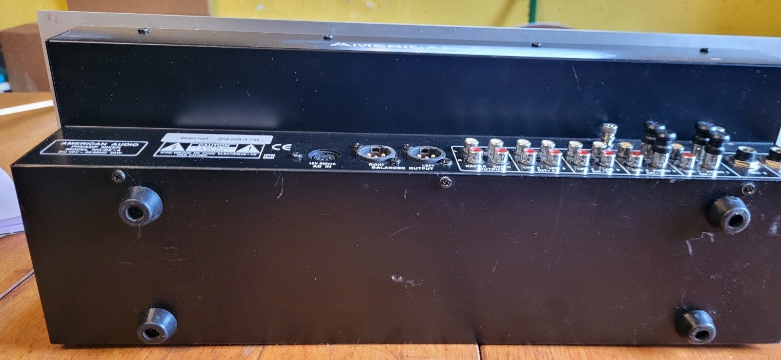 American Audio DX 4 Professional Preamp Mixer