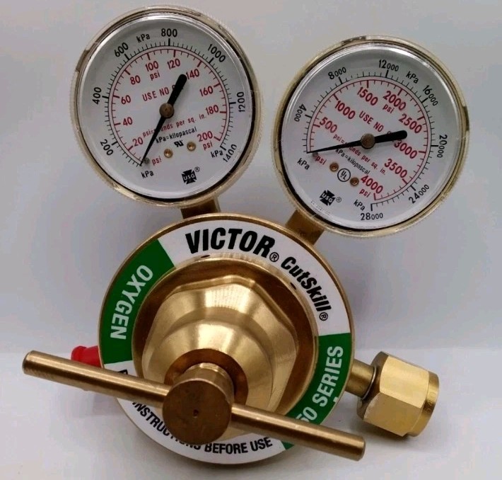Oxygen Regulator Radnor 6400-3470 Heavy Duty High Capacity Single Stage