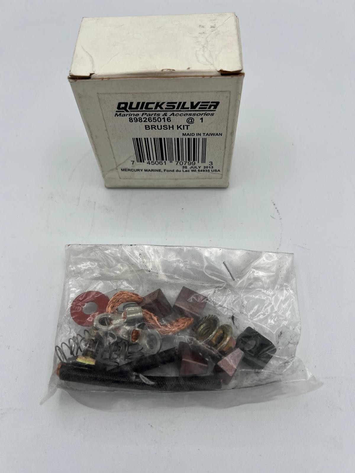 Mercury OEM starter motor brush and spring repair kit 15 to 220 HP 50-898265016