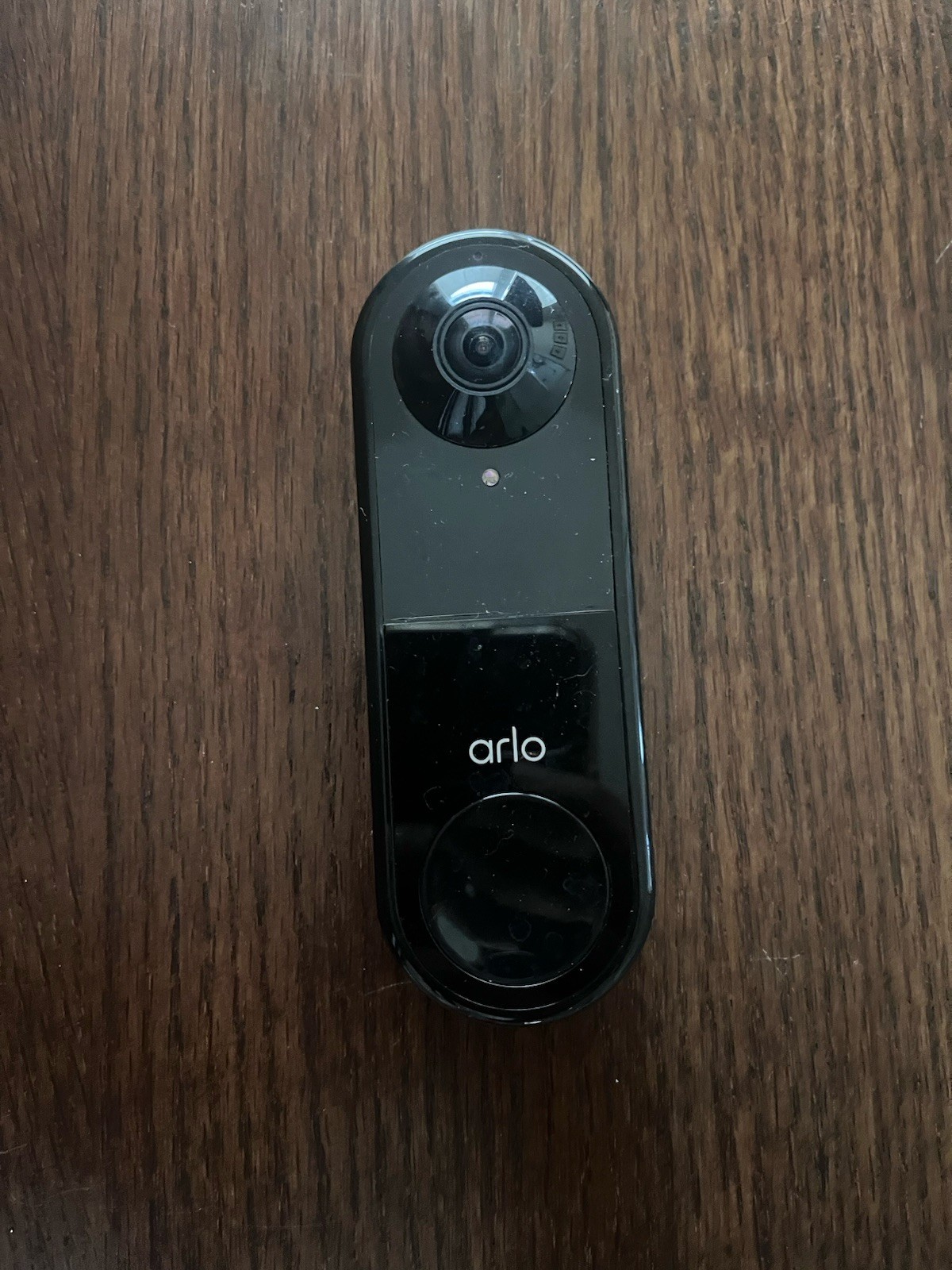 Arlo Wired Video Doorbell Black HD Video Night Vision Motion Detection 180°