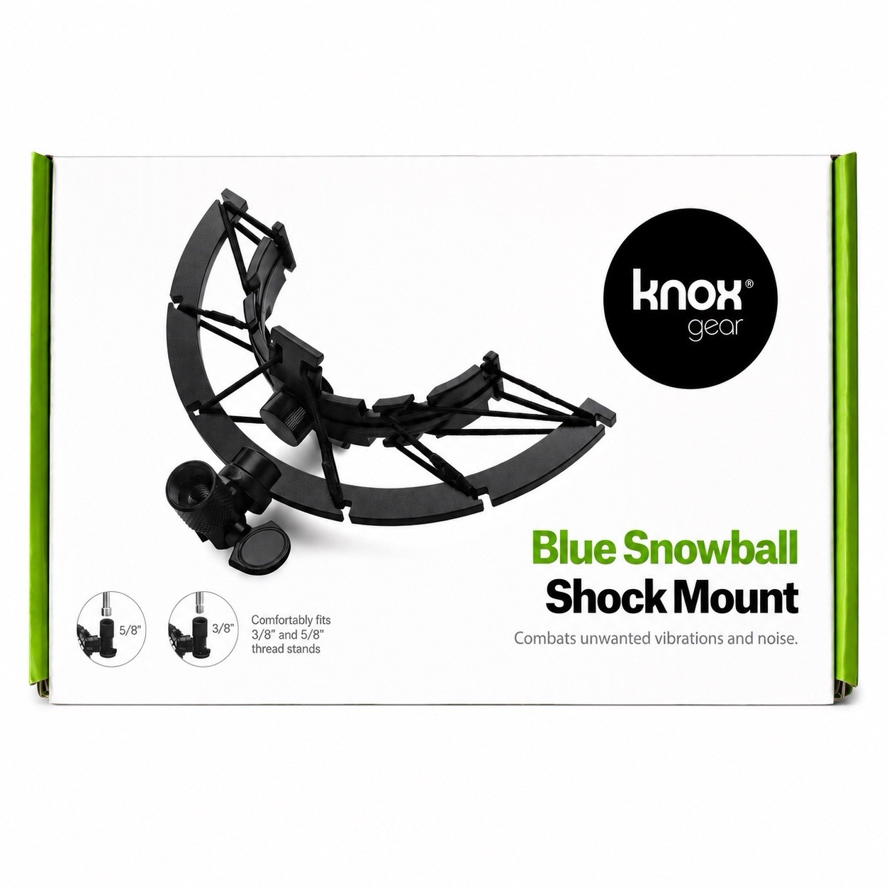 Knox Gear Blue Snowball Shock Mount Microphone Suspension Mount Black