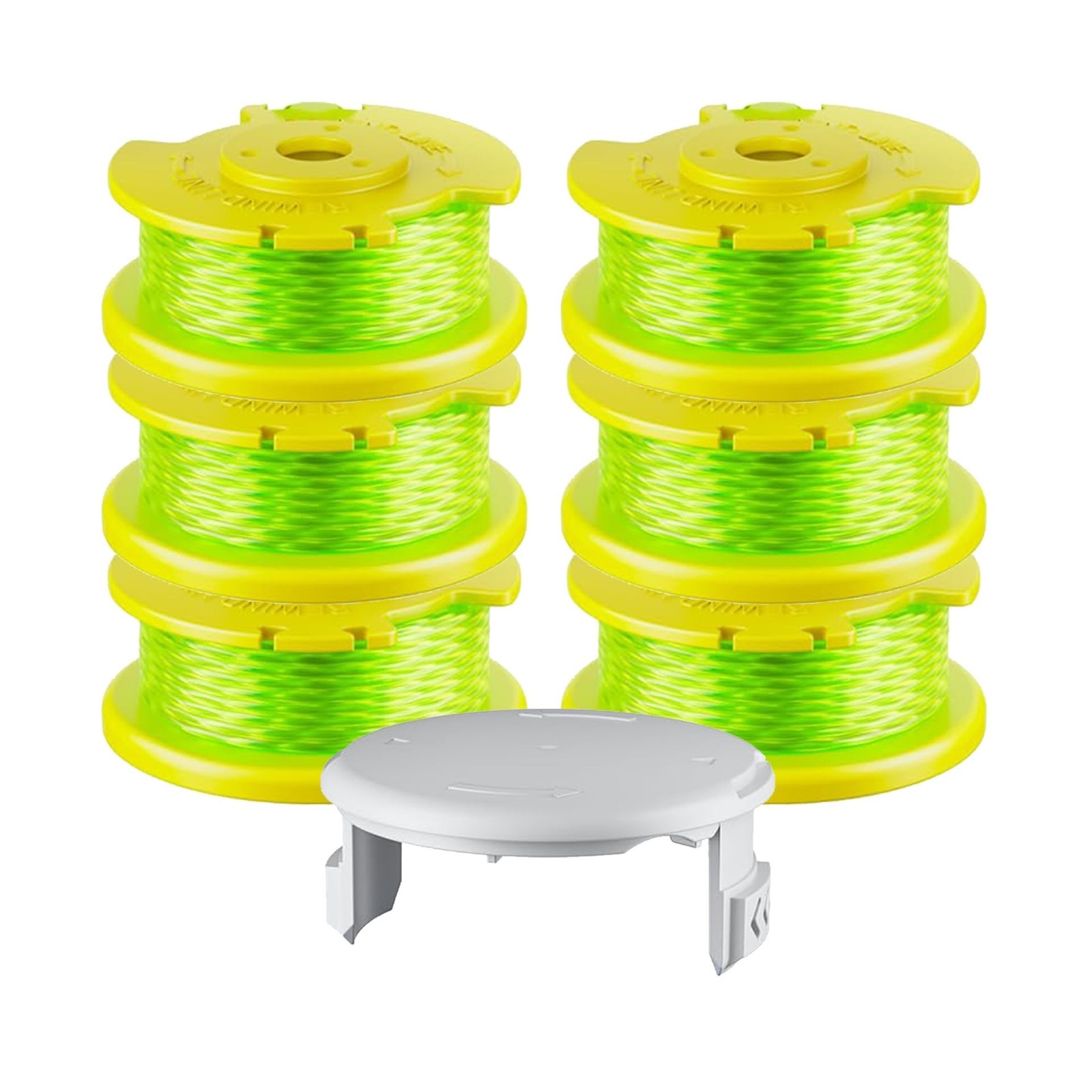 7Pack .080" String Pre-Wound Spool Compatible with Hart Auto-Fe... FAST USA SHIP