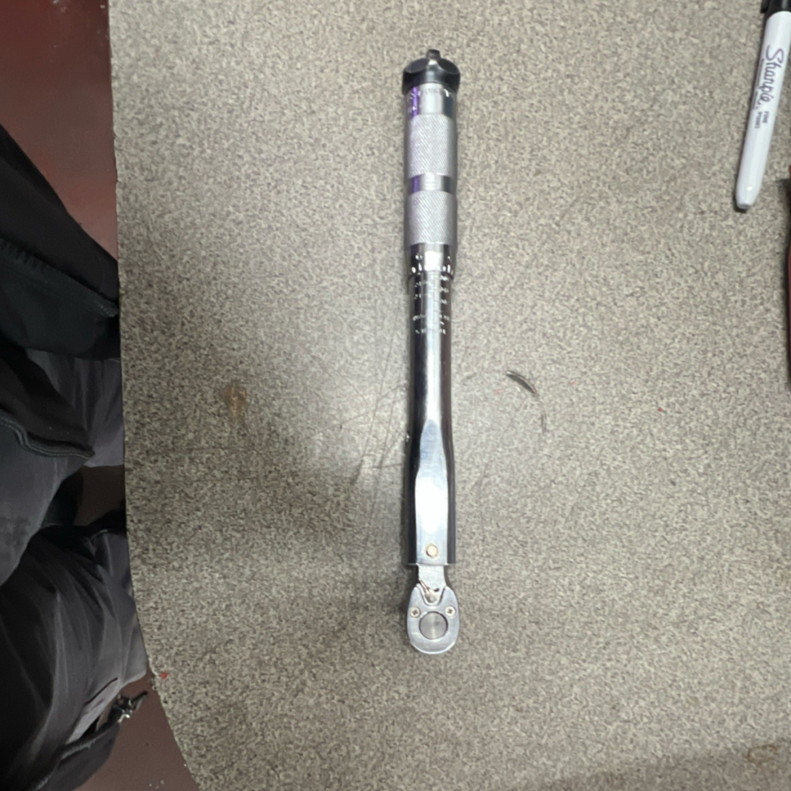 Proto  1/4 Drive Click Torque Wrench Ratcheting Adjustable Steel SAE