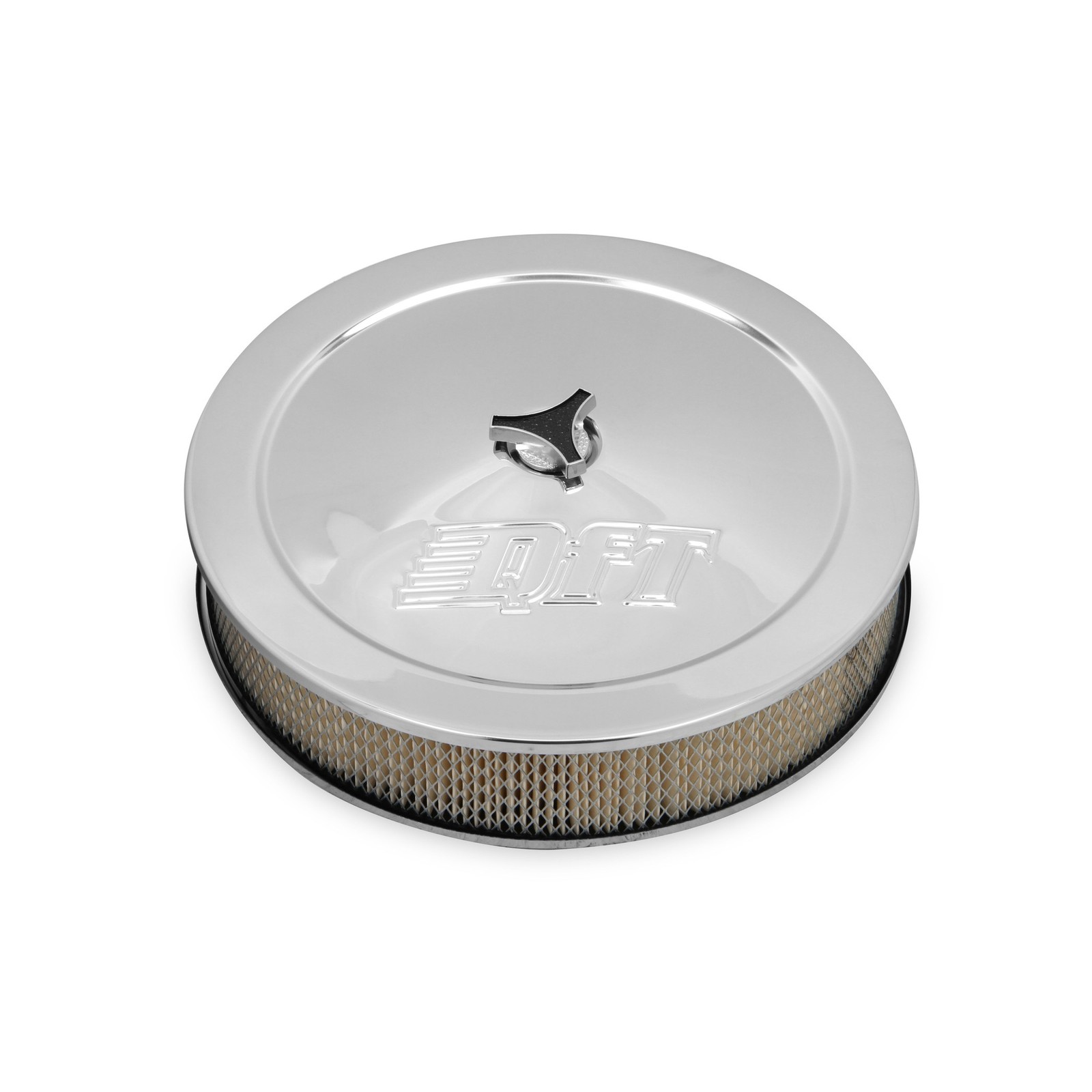 Quick Fuel 120-1QFT 14 in. Air Cleaner (Chrome Finish)