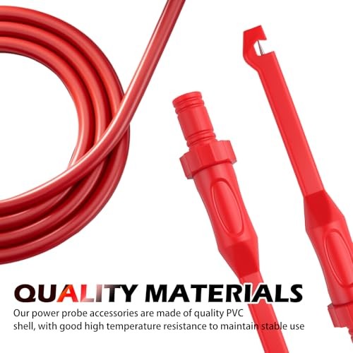 2PCS Multimeter Test Lead Back Probe Kit Automotive,Wire Piercing Probe Clip
