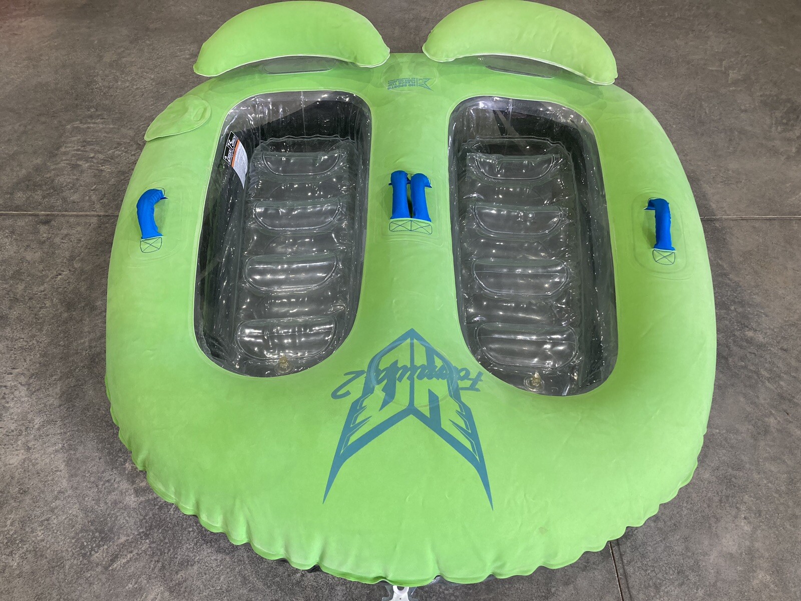 HO SPORTS FORMULA 2 WATER TUBE FLEECE TOP TUBING 2 RIDERS