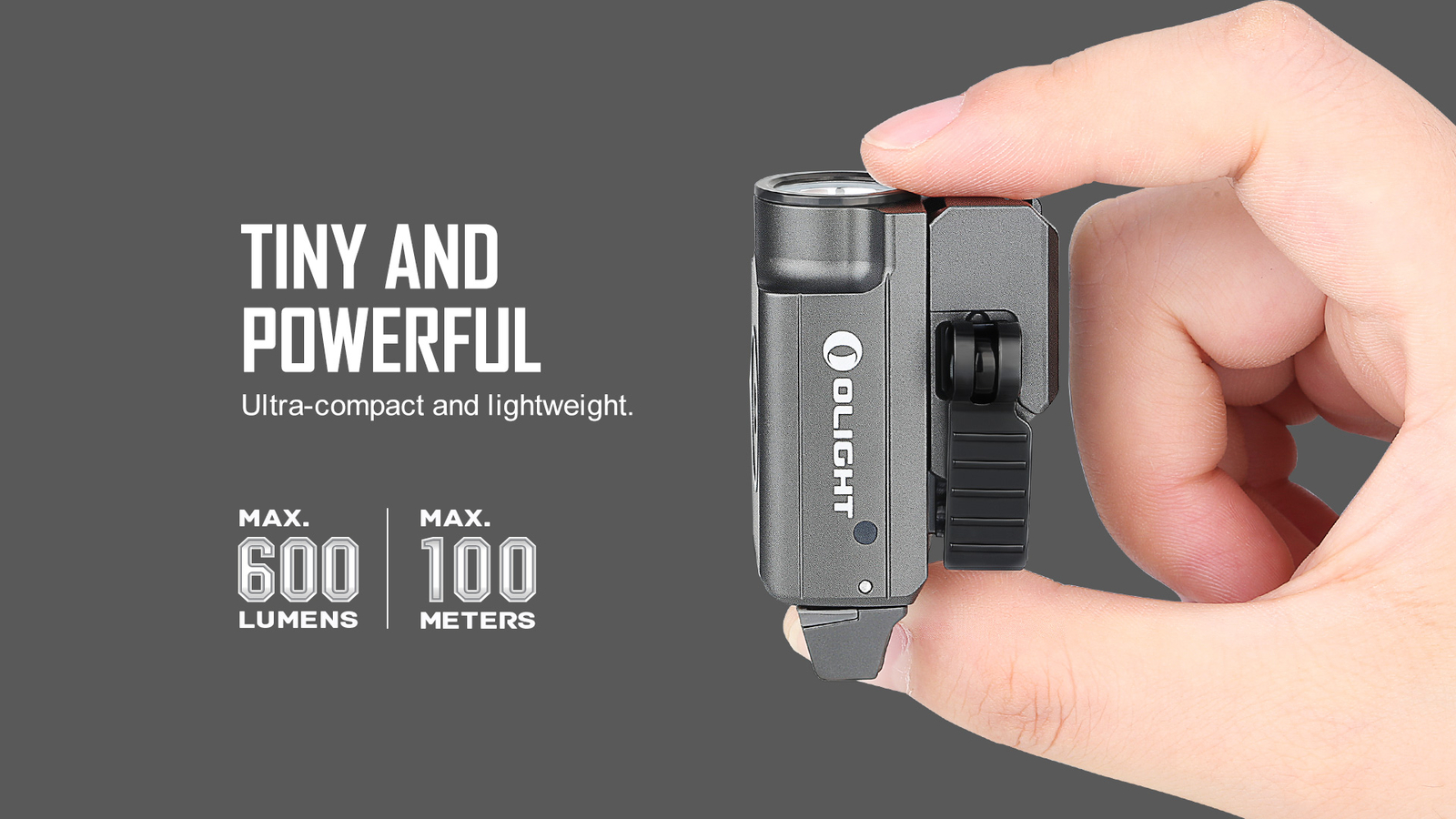 Olight PL-MINI 2 Valkyrie 600 Lumen Rechargeable Compact Tactical Pistol Light