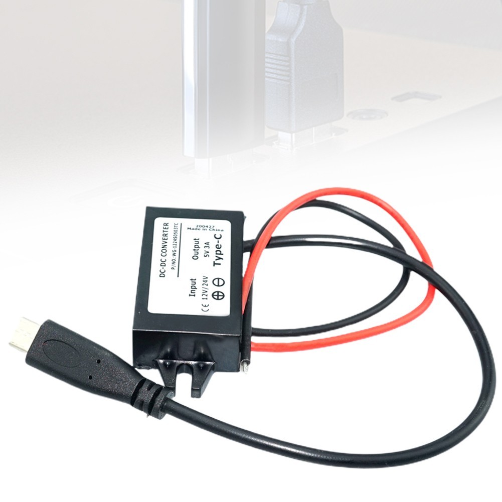 2 PCS Waterproof USB C DCDC Power Adapter for Converting DC Voltage to USB