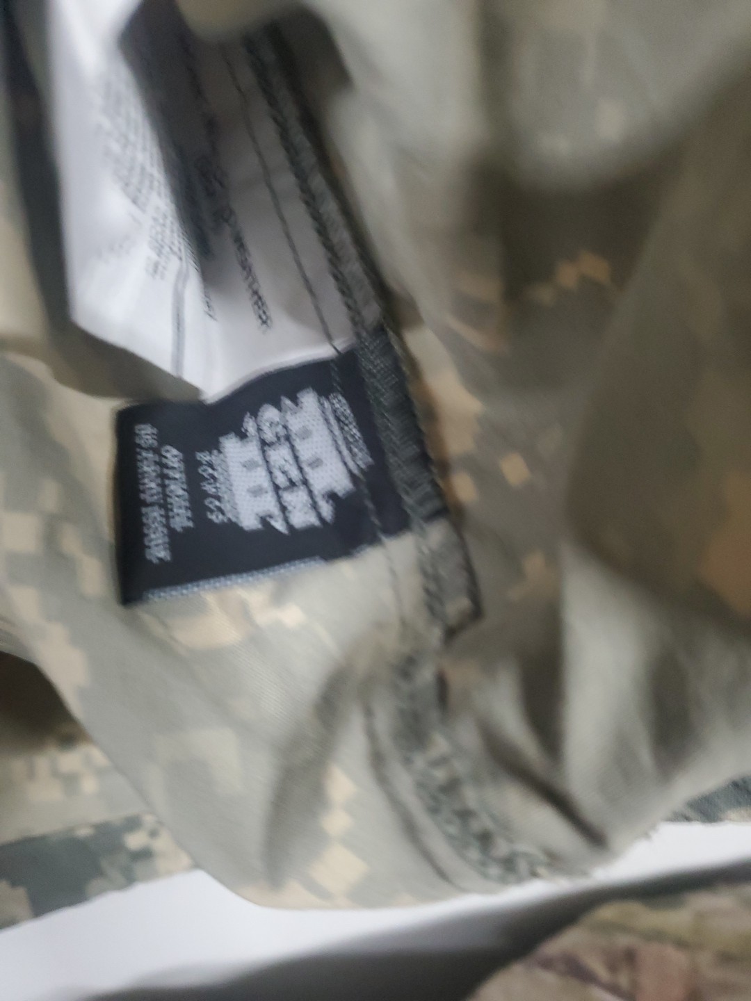 Small Regular ARMY acu ECWCS windbreaker jacket top Cold Weather