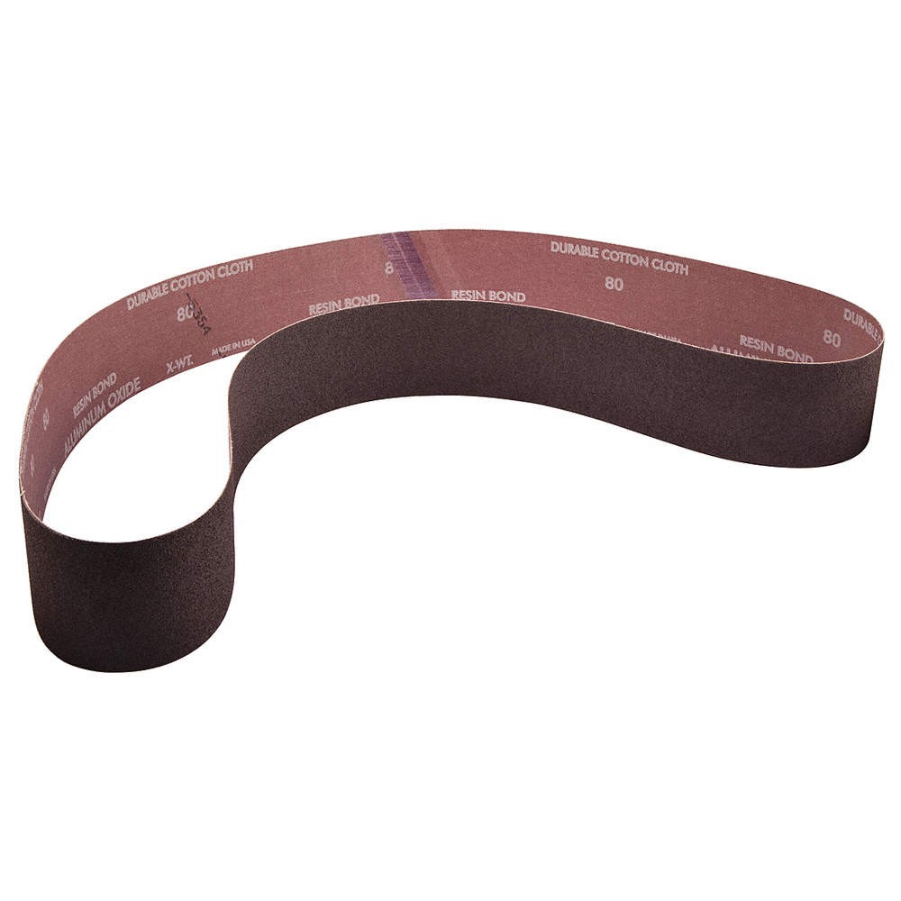 NORTON 78072721585 Sanding Belt,60 in L,2 1/2 in W,100 G 22PE12