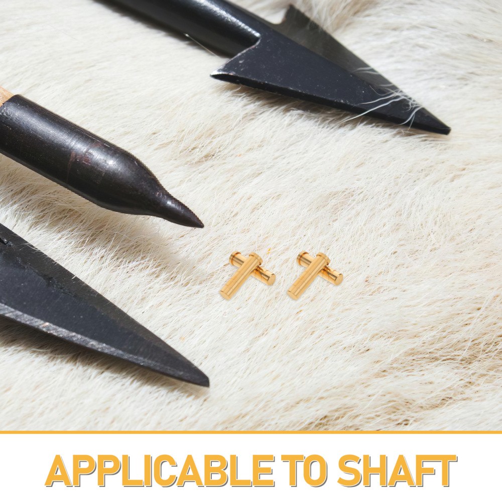 12 Pcs Arrow Connection Seat Points Insert Inserts Archery Brass